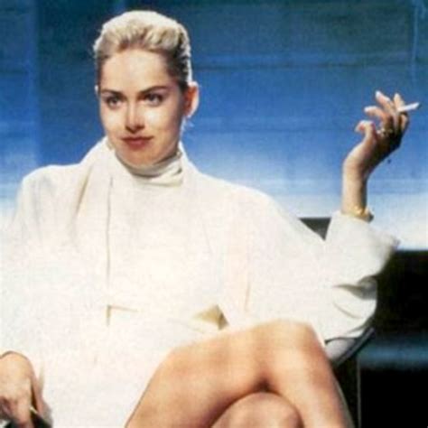 sharon stone flash